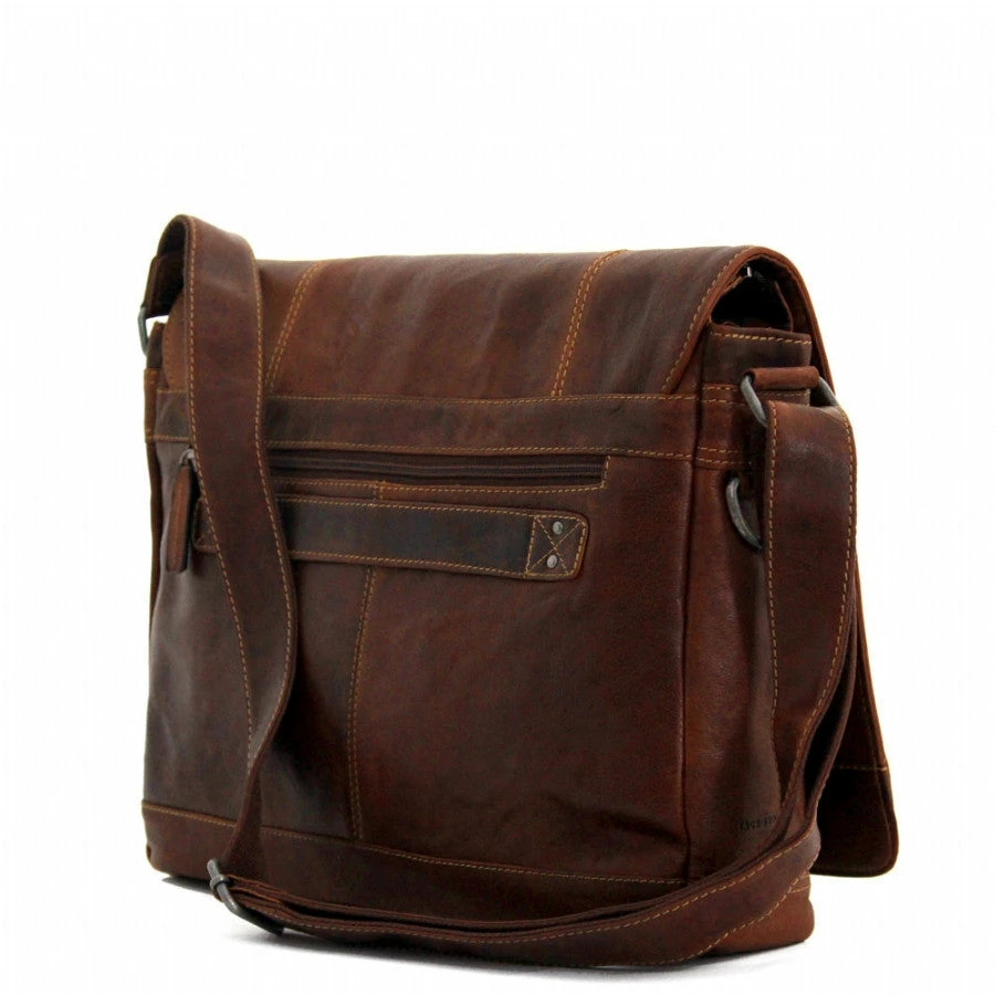 Jack Georges Voyager Full Size Messenger Bag Black 4 Jack Georges Voyager Full Size Messenger Bag Black - Image 2