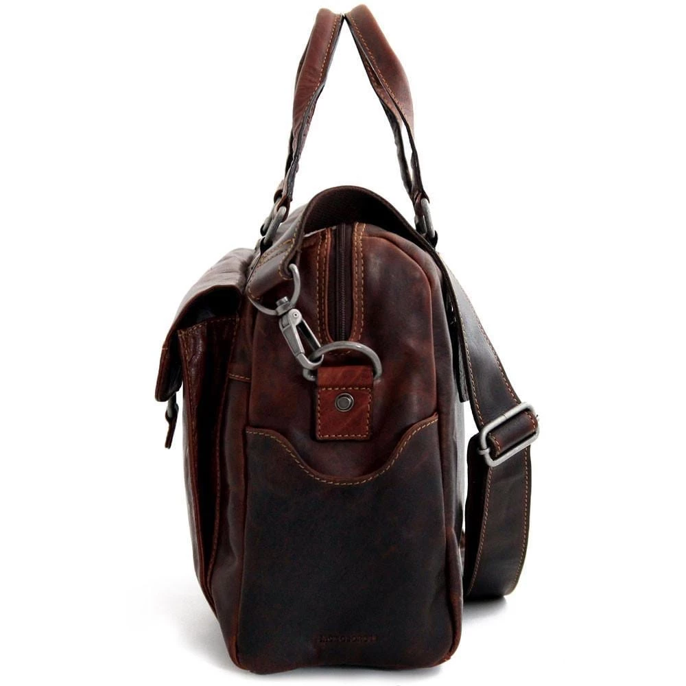 Jack Georges Voyager Top Zip With Front Flap Pocket Assorted Colors 5 Jack Georges Voyager Top Zip With Front Flap Pocket Assorted Colors - Image 3