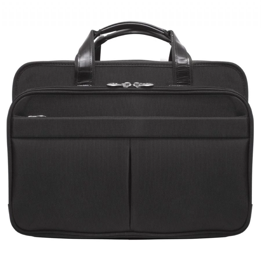 McKlein USA Walton 17" Nylon Expandable Double Compartment Laptop Briefcase With Removable Sleeve 11 McKlein USA Walton 17" Nylon Expandable Double Compartment Laptop Briefcase With Removable Sleeve - Image 9