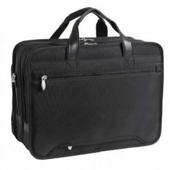 McKlein USA Walton 17" Nylon Expandable Double Compartment Laptop Briefcase With Removable Sleeve 17 McKlein USA Walton 17" Nylon Expandable Double Compartment Laptop Briefcase With Removable Sleeve -SAMSONITE Store 73985 3