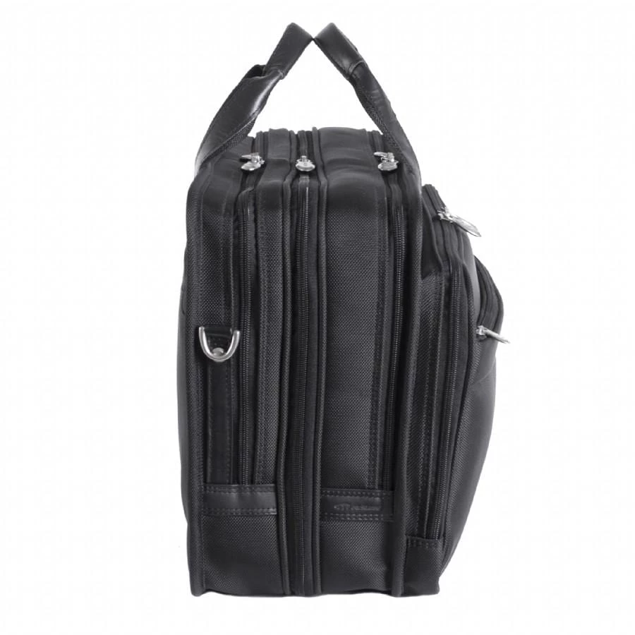 McKlein USA Walton 17" Nylon Expandable Double Compartment Laptop Briefcase With Removable Sleeve 8 McKlein USA Walton 17" Nylon Expandable Double Compartment Laptop Briefcase With Removable Sleeve - Image 6