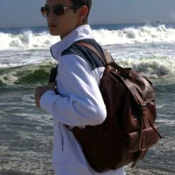 Jack Georges Voyager Collection Drawstring Backpack -SAMSONITE Store 7517brn beach 1000