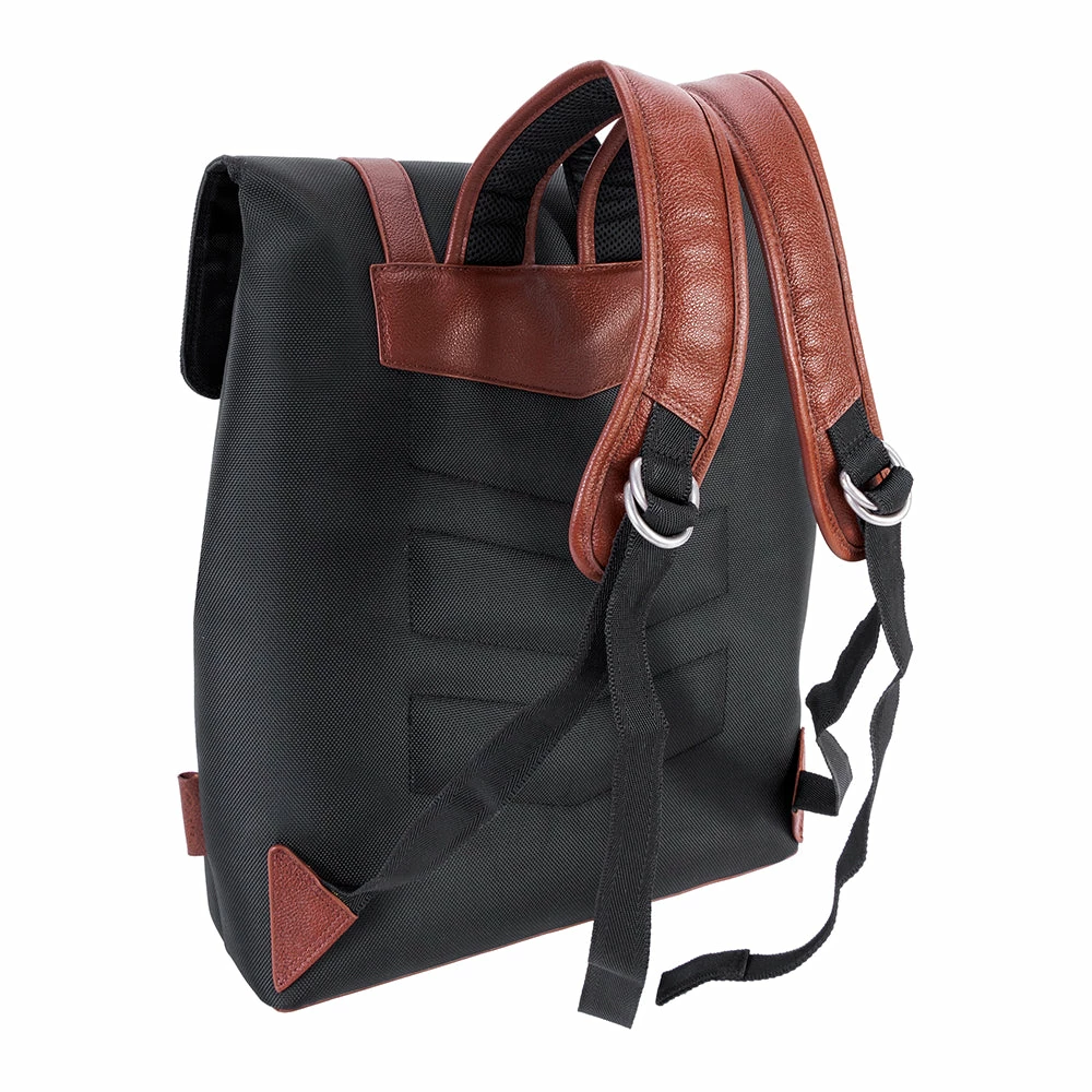 McKlein 17" Nylon Two-Tone Flap-Over Laptop Backpack 6 McKlein 17" Nylon Two-Tone Flap-Over Laptop Backpack - Image 5