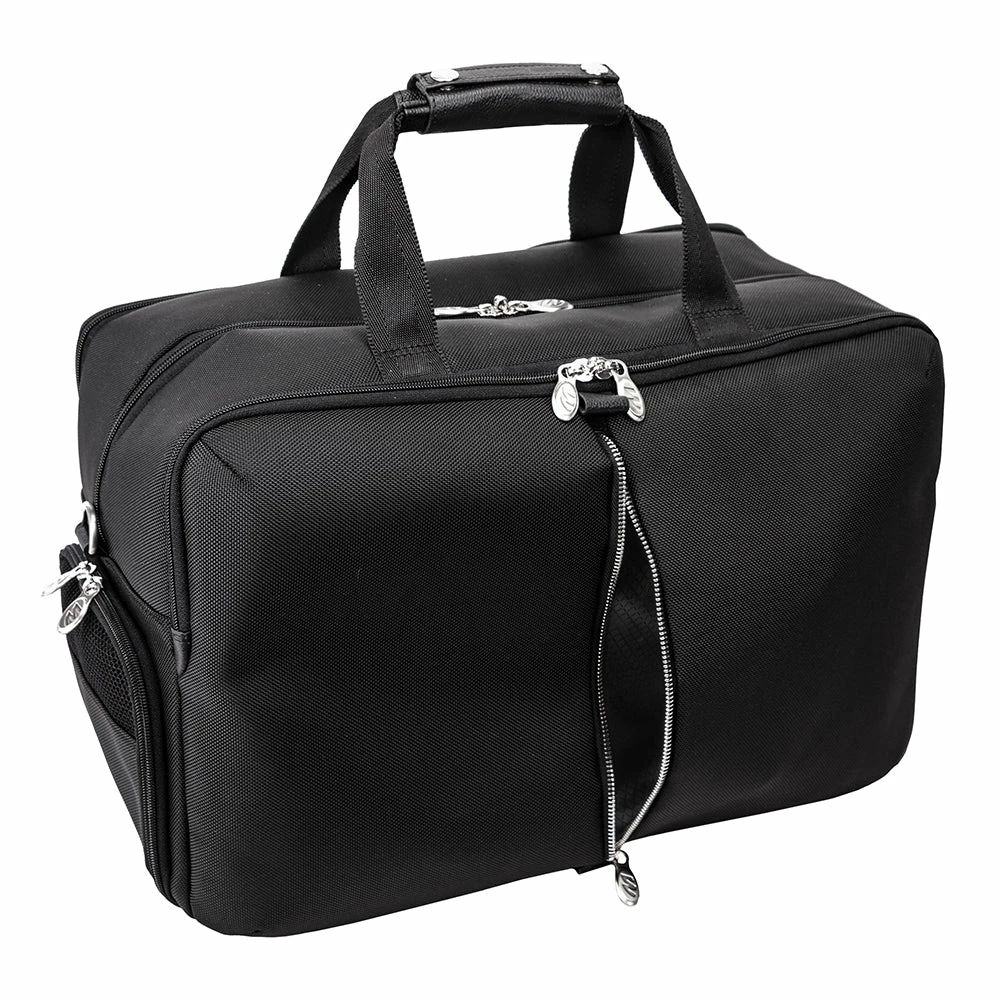 McKlein 22" Nylon Triple Compartment Travel Laptop Duffel 4 McKlein 22" Nylon Triple Compartment Travel Laptop Duffel - Image 2