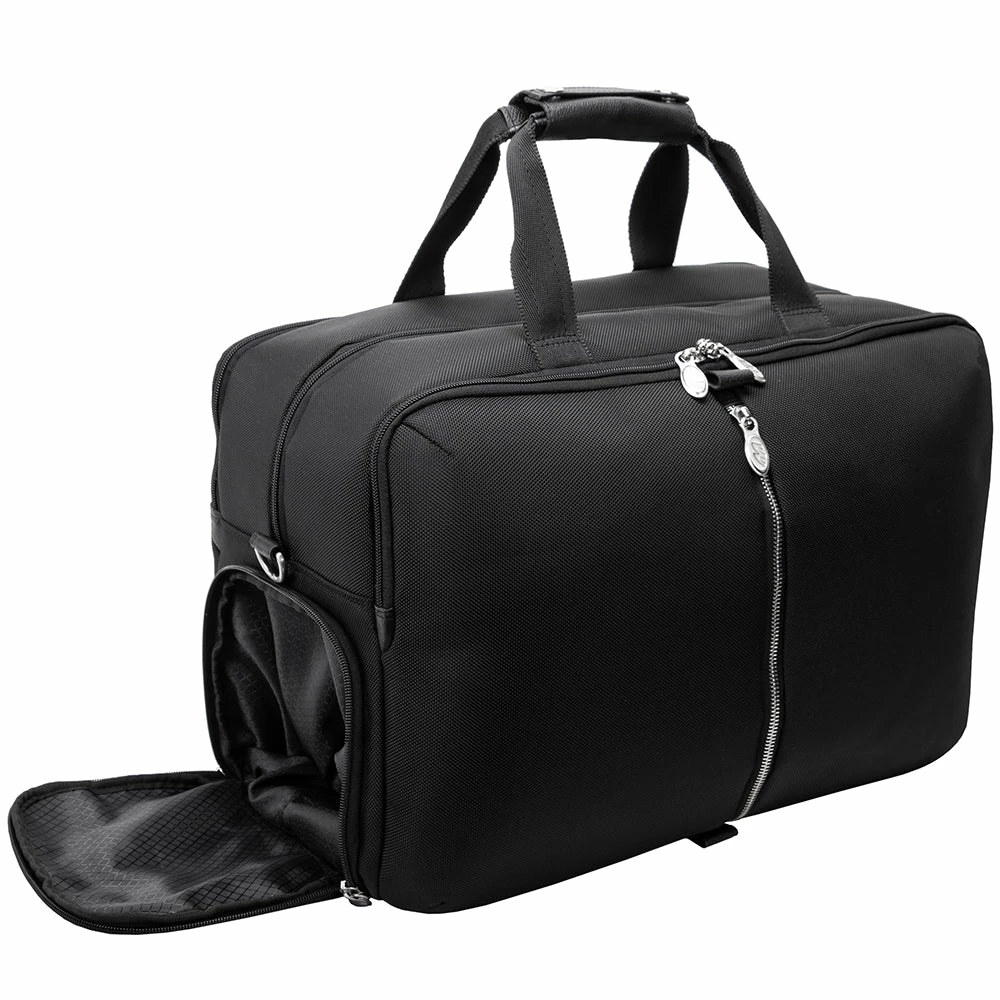 McKlein 22" Nylon Triple Compartment Travel Laptop Duffel 6 McKlein 22" Nylon Triple Compartment Travel Laptop Duffel - Image 4