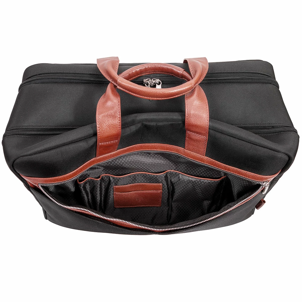 McKlein 21" Nylon Two-tone Dual-Compartment Laptop Duffel 4 McKlein 21" Nylon Two-tone Dual-Compartment Laptop Duffel - Image 2