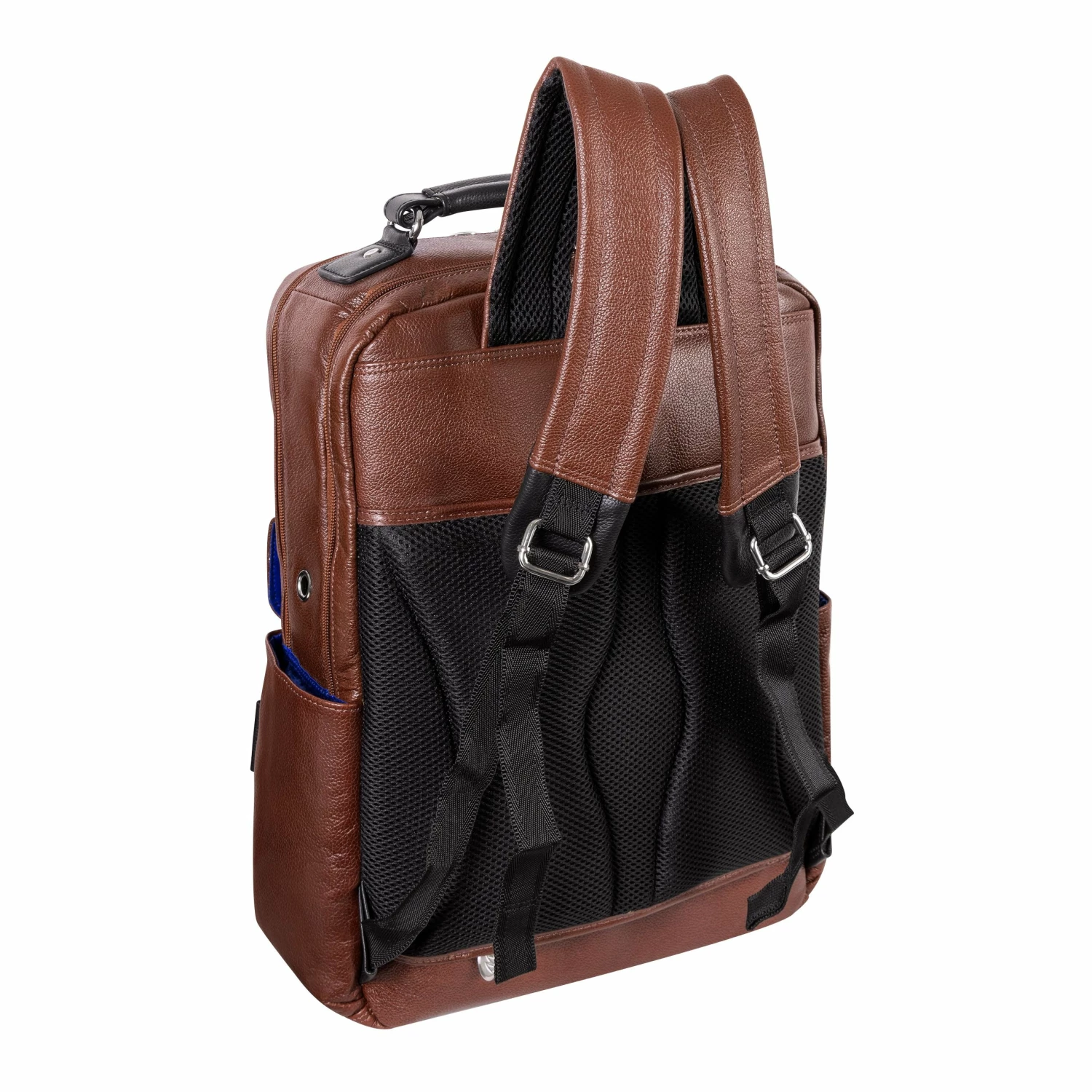 McKlein 17"" Leather Two-Tone Dual-Compartment Laptop Backpack 5 McKlein 17"" Leather Two-Tone Dual-Compartment Laptop Backpack - Image 3