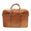 Mancini Colombian Collection Double Zippered Compartments RFID Secure Briefcase Cognac -SAMSONITE Store 8144591132
