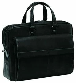 Mancini Double Compartment Briefcase For Laptop And Tablet