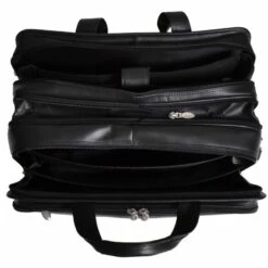McKlein USA Walton 17" Leather Expandable Double Compartment Laptop Briefcase With Removable Sleeve 10 McKlein USA Walton 17" Leather Expandable Double Compartment Laptop Briefcase With Removable Sleeve -SAMSONITE Store 83985 2 1