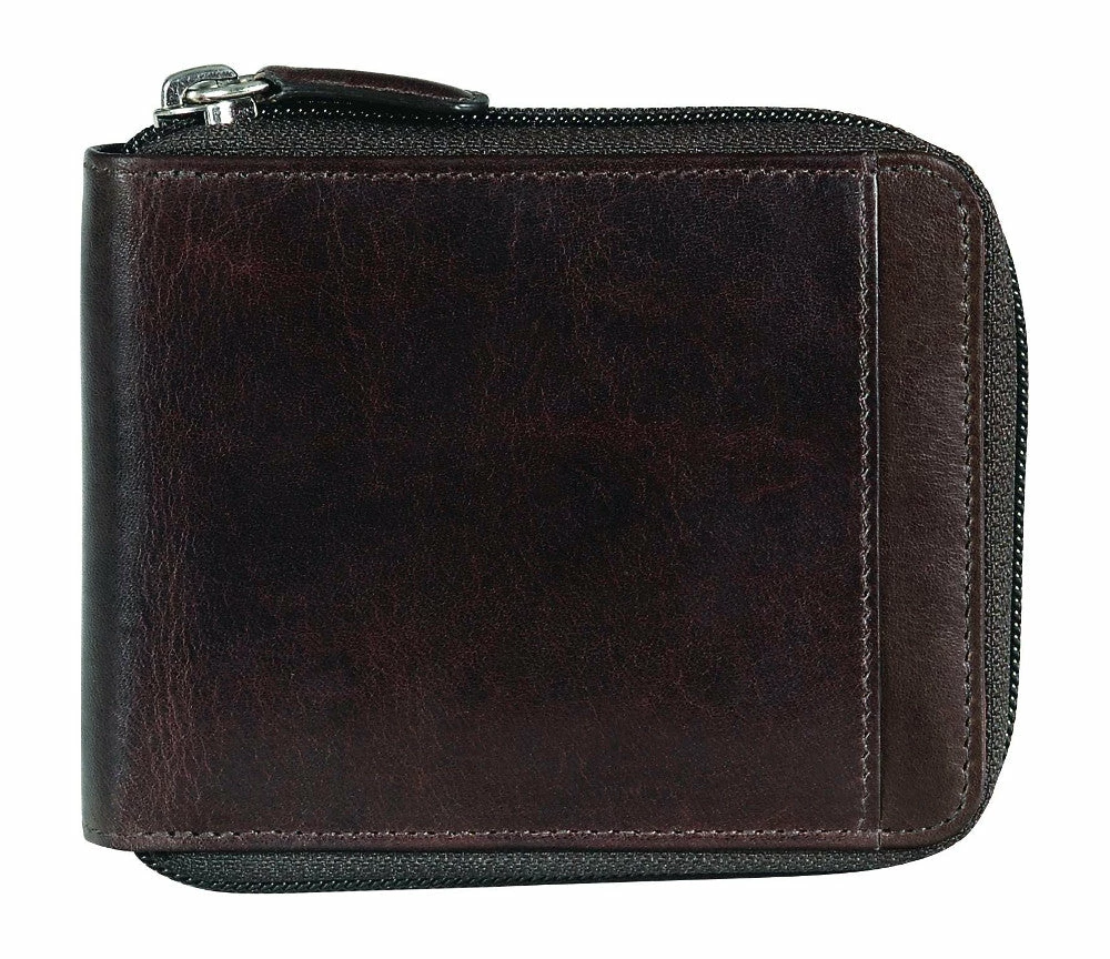 Mancini Casablanca Men’s Zippered Wallet With Removable Passcase 4 Mancini Casablanca Men’s Zippered Wallet With Removable Passcase - Image 2