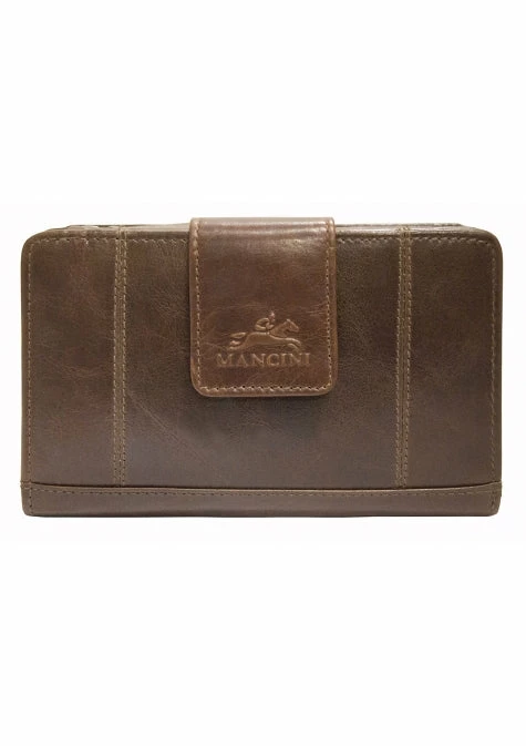Mancini Casablanca Ladies' RFID Secure Medium Clutch Wallet 5 Mancini Casablanca Ladies' RFID Secure Medium Clutch Wallet - Image 3