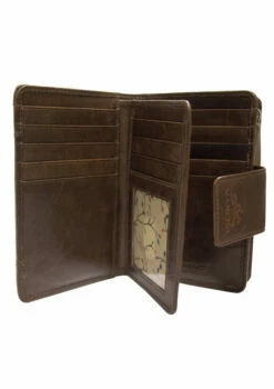 Mancini Casablanca Ladies' RFID Secure Medium Clutch Wallet 13 Mancini Casablanca Ladies' RFID Secure Medium Clutch Wallet -SAMSONITE Store 8700283 BROWN open