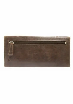 Mancini Casablanca Ladies' RFID Secure Trifold Wallet -SAMSONITE Store 8700296 BROWN back