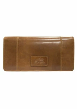 Mancini Casablanca Ladies' RFID Secure Trifold Wallet -SAMSONITE Store 8700296 COGNAC