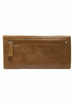Mancini Casablanca Ladies' RFID Secure Trifold Wallet -SAMSONITE Store 8700296 COGNAC back