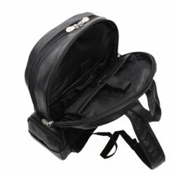 McKlein USA Cumberland 15" Leather Dual Compartment Laptop Backpack Assorted Colors -SAMSONITE Store 88365 2a