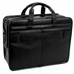 McKlein USA Clinton 17" Leather Patented Detachable Wheeled Laptop Briefcase -SAMSONITE Store 88445 3a