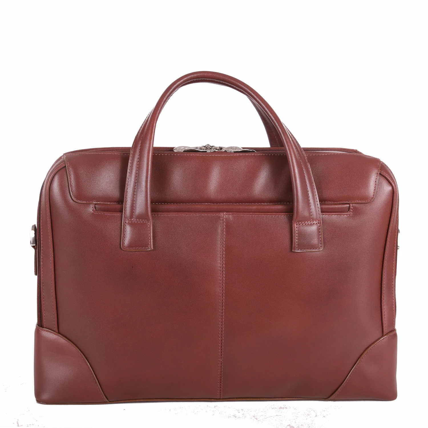 McKlein USA Harpswell 17" Leather Dual Compartment Laptop Briefcase Assorted Colors 4 McKlein USA Harpswell 17" Leather Dual Compartment Laptop Briefcase Assorted Colors - Image 2