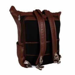 McKlein USA Kennedy 17" Leather Dual Access Laptop Backpack Assorted Colors -SAMSONITE Store 88734 3