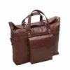 McKlein USA Edgefield 17" Leather Roll Top Laptop Briefcase Assorted Colors -SAMSONITE Store 88754 1