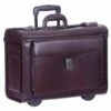 Mancini Leather Goods Deluxe Wheeled Catalog Case Burgundy -SAMSONITE Store 90459 4