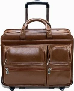 McKlein USA Clinton 17" Leather Patented Detachable Wheeled Laptop Briefcase -SAMSONITE Store 91LJNrLJNLL. AC SL1500