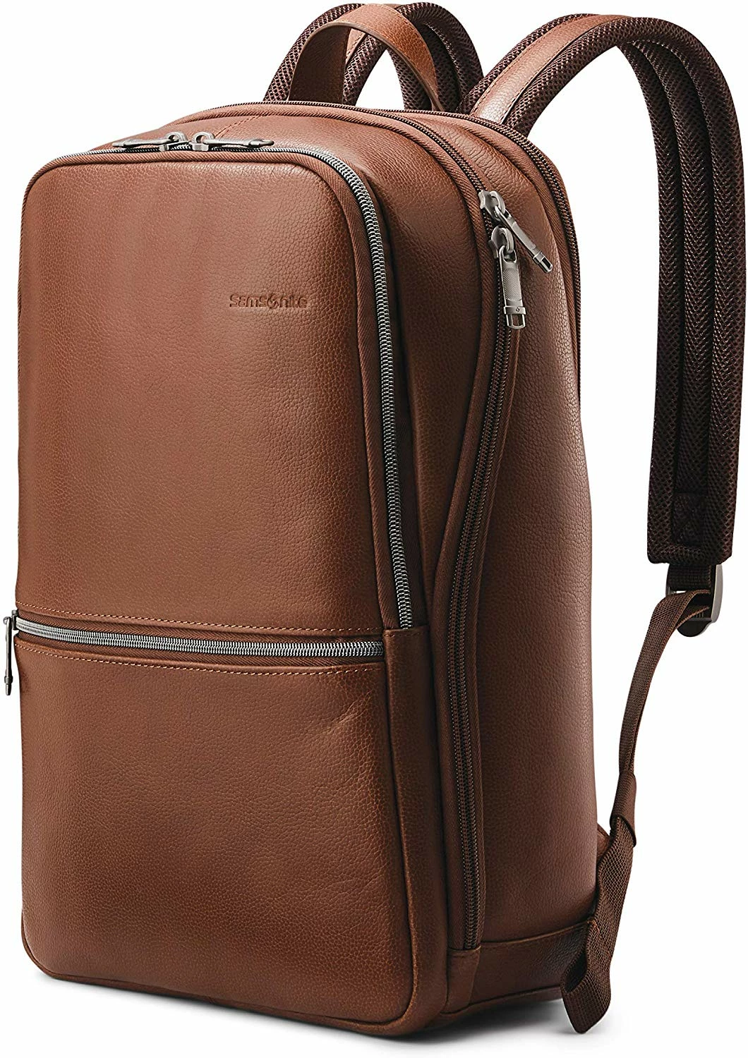 Samsonite Slim Leather Backpack 7 Samsonite Slim Leather Backpack - Image 5