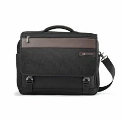 Samsonite Kombi Flapover Briefcase Black