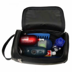 Piel Leather U Zip Toiletry Kit -SAMSONITE Store 9436 blk detail 7