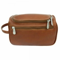 Piel Leather U Zip Toiletry Kit