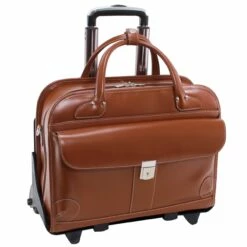 McKlein USA Lakewood Leather Fly Through Ladies Briefcase Assorted Colors -SAMSONITE Store 96614 1