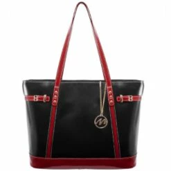 McKlein USA Serafina Leather Shoulder Tote With Tablet Pocket Assorted Colors -SAMSONITE Store 97565 1s