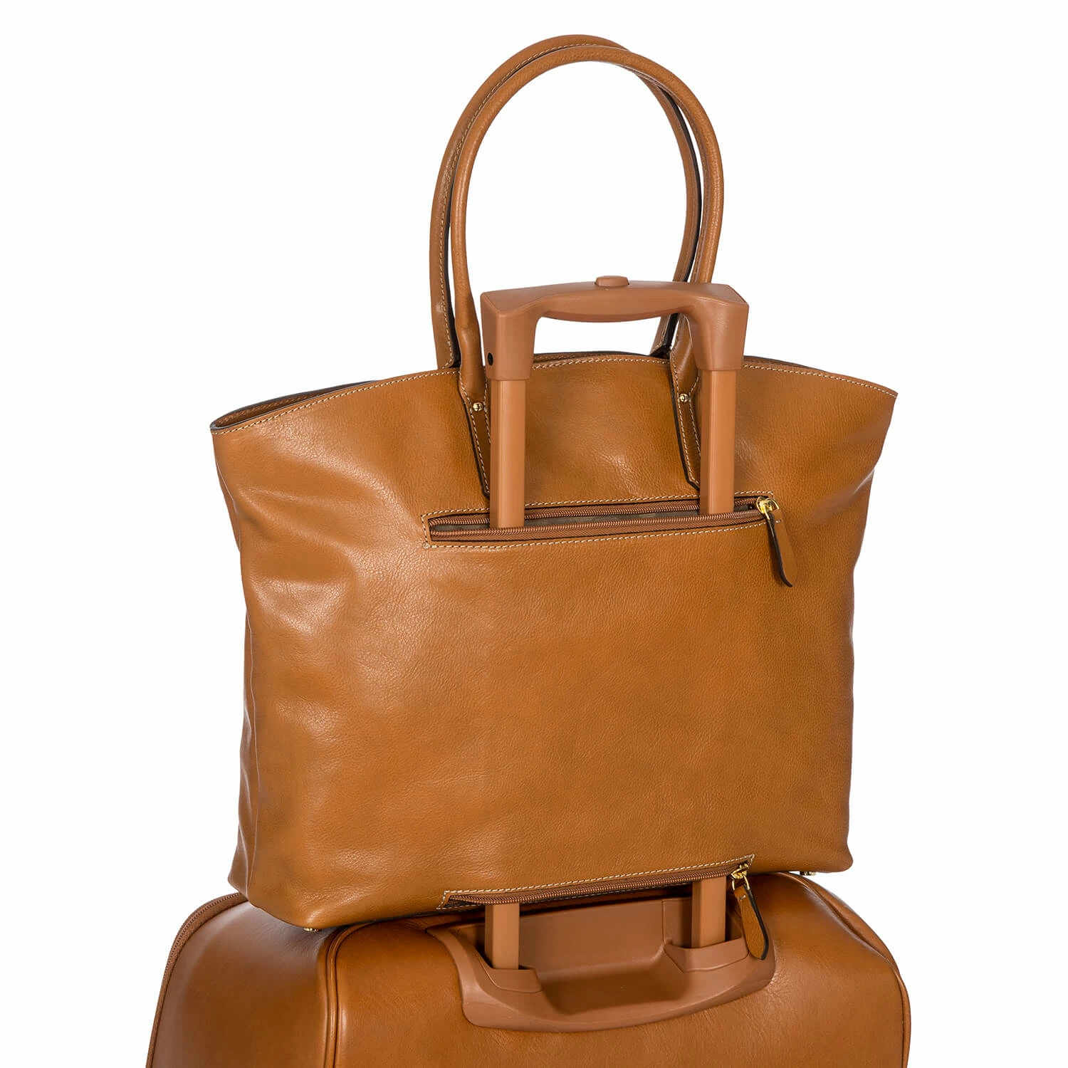 Bric's Life Pelle Ladies Business Tote Cognac 4 Bric's Life Pelle Ladies Business Tote Cognac - Image 2
