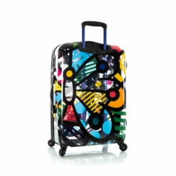 Heys Britto Butterfly Transparent 26" Spinner Luggage -SAMSONITE Store Britto Translucent butterfly 26 backqrt