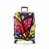 Heys Britto A New Day 26" Spinner Luggage Transparent -SAMSONITE Store Britto Transparent ANewDay 26 front