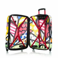 Heys Britto A New Day 26" Spinner Luggage Transparent -SAMSONITE Store Britto Transparent ANewDay 26 open