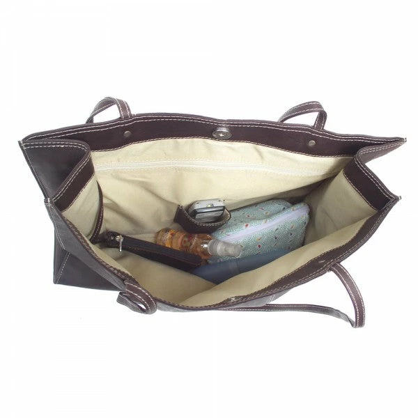 Piel Leather Carry All Market Bag Assorted Colors 8 Piel Leather Carry All Market Bag Assorted Colors - Image 6