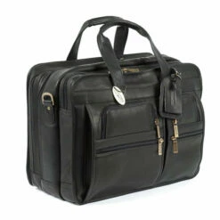 Claire Chase Jumbo Executive Laptop Briefcase Assorted Colors -SAMSONITE Store CC154 XL JUMBO EXEC BRIEFCASE BLACK 1