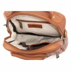 Claire Chase Medium Man Bag Assorted Colors -SAMSONITE Store CC406 MEDIUM MANBAG SADDLE INTERIOR 1