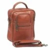 Claire Chase Medium Man Bag Assorted Colors -SAMSONITE Store CC406E MEDIUM MANBAG SADDLE FRONT VIEW 1