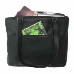 Piel Leather Computer Tote Bag Assorted Colors 17 Piel Leather Computer Tote Bag Assorted Colors -SAMSONITE Store COMPUTER TOTE BAG black full