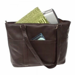Piel Leather Computer Tote Bag Assorted Colors 20 Piel Leather Computer Tote Bag Assorted Colors -SAMSONITE Store COMPUTER TOTE BAG choco full