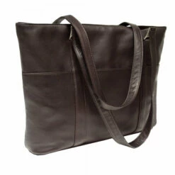 Piel Leather Computer Tote Bag Assorted Colors 18 Piel Leather Computer Tote Bag Assorted Colors -SAMSONITE Store COMPUTER TOTE BAG choco side