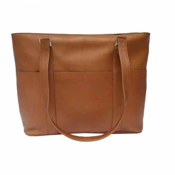 Piel Leather Computer Tote Bag Assorted Colors 4 Piel Leather Computer Tote Bag Assorted Colors - Image 2