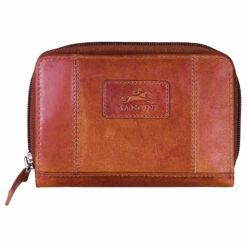 Mancini Casablanca Ladies' RFID Small Clutch Wallet -SAMSONITE Store Casablanca Ladies RFID Compact Clutch Wallet cognac