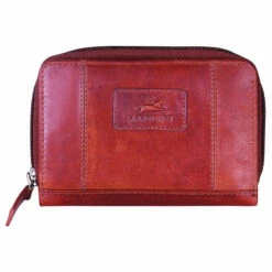 Mancini Casablanca Ladies' RFID Small Clutch Wallet -SAMSONITE Store Casablanca Ladies RFID Compact Clutch Wallet red