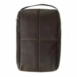 Piel Leather Deluxe Shoe Bag Assorted Colors -SAMSONITE Store DELUXE SHOE BAG choco