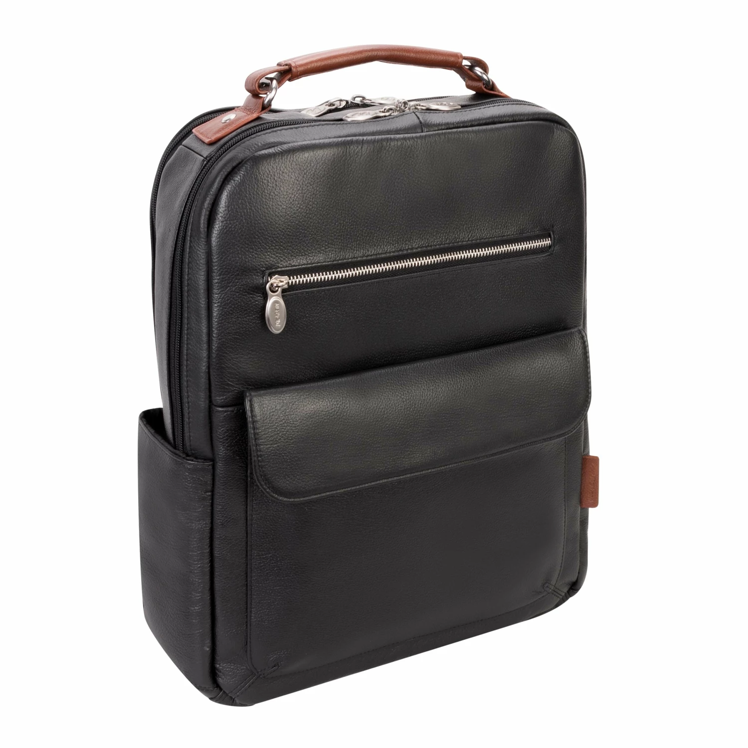 McKlein 17"" Leather Two-Tone Dual-Compartment Laptop Backpack 11 McKlein 17"" Leather Two-Tone Dual-Compartment Laptop Backpack - Image 9