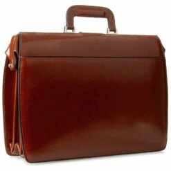 Jack Georges Elements Collection Classic Briefbag With Shoulder Strap Burgundy -SAMSONITE Store ELEMENTS CLASSIC LEATHER BRIEFBAG back e6503ff5 d0e0 486d 909c 761ad26848c3